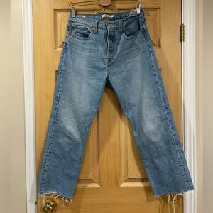 Levi's Classic Blue Straight Leg Jeans